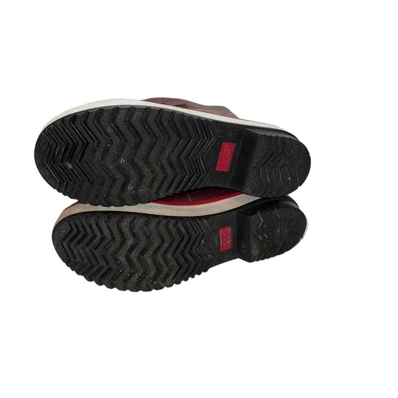 UGG Baroness Nordic Sugar Plum Burgundy Duck Boots Size 7 - Picture 5 of 8